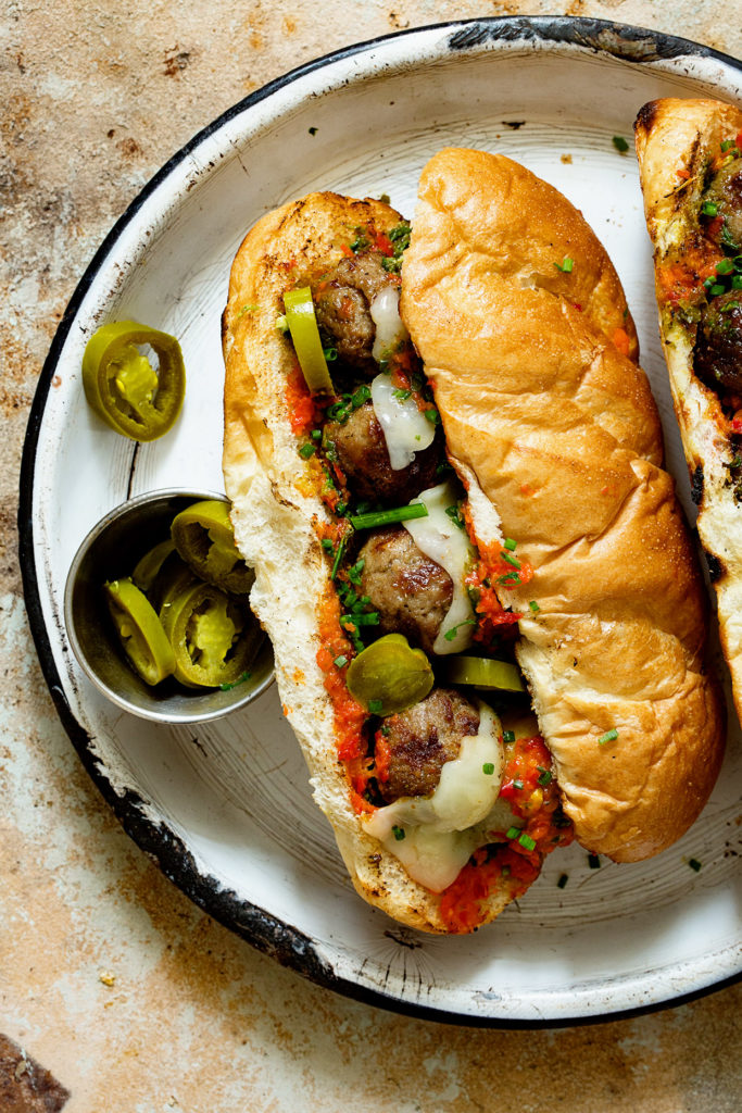 Grilled Meatball Sandwich | RealFoodbyDad